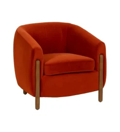 Zona-Design Fotel HERMANEZ 81 cm czerwony
