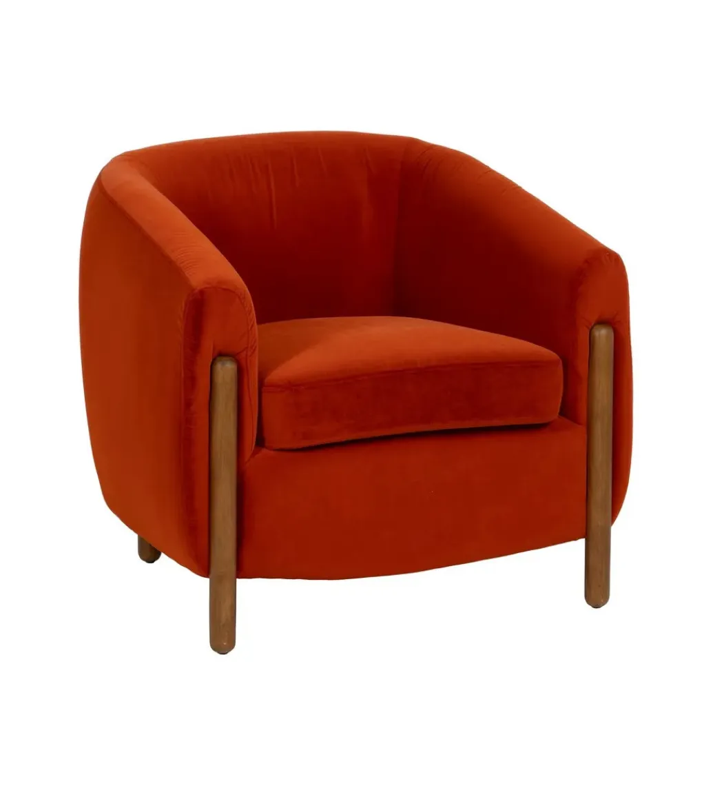 Zona-Design Fotel HERMANEZ 81 cm czerwony