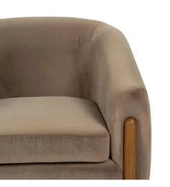 Zona-Design Fotel HERMANEZ 81 cm taupe