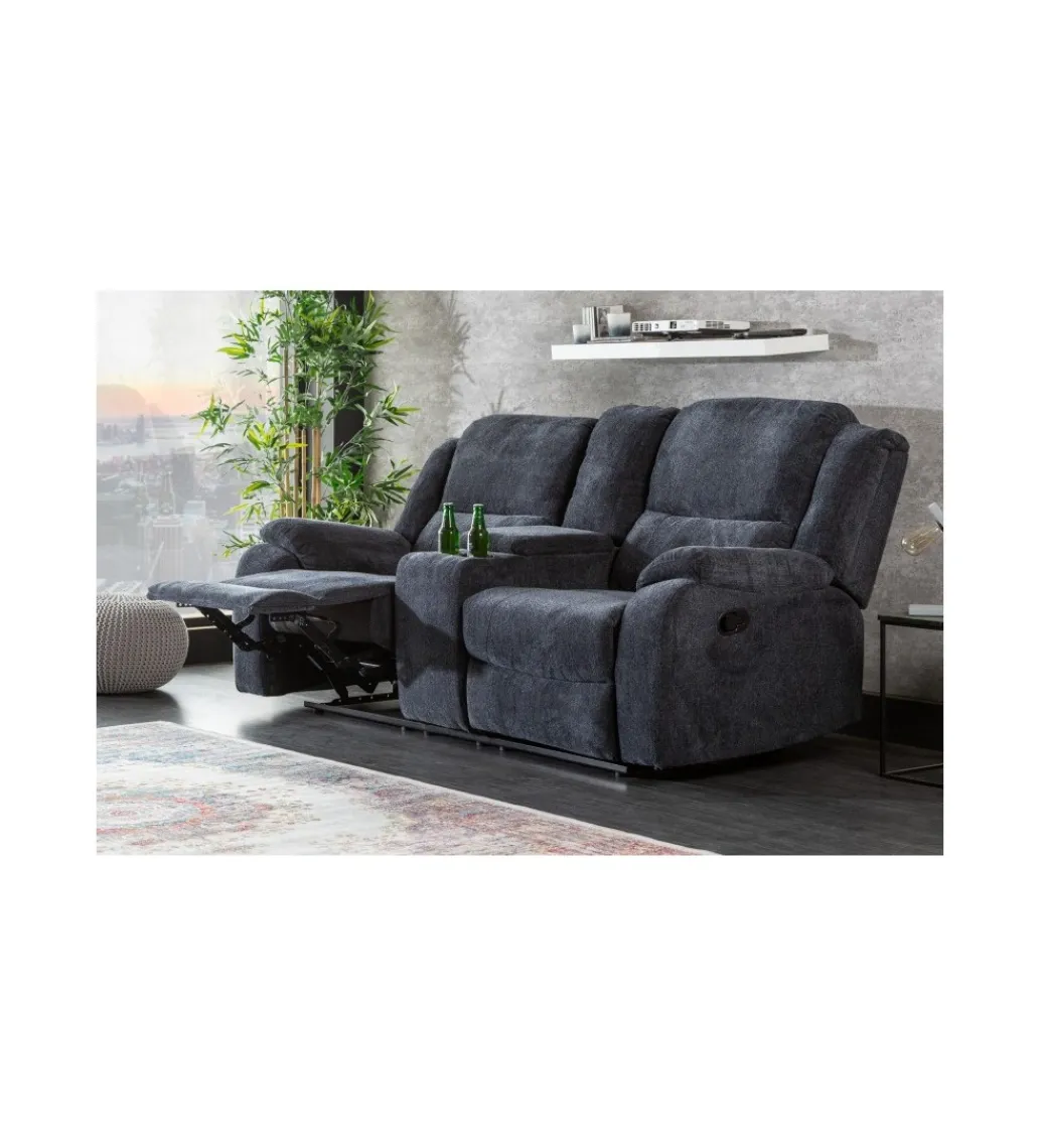 Invicta Interior Fotel kinowy Hollywood ciemnoszary