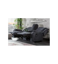 Invicta Interior Fotel kinowy Hollywood ciemnoszary
