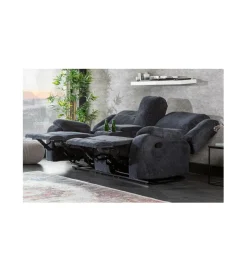 Invicta Interior Fotel kinowy Hollywood ciemnoszary