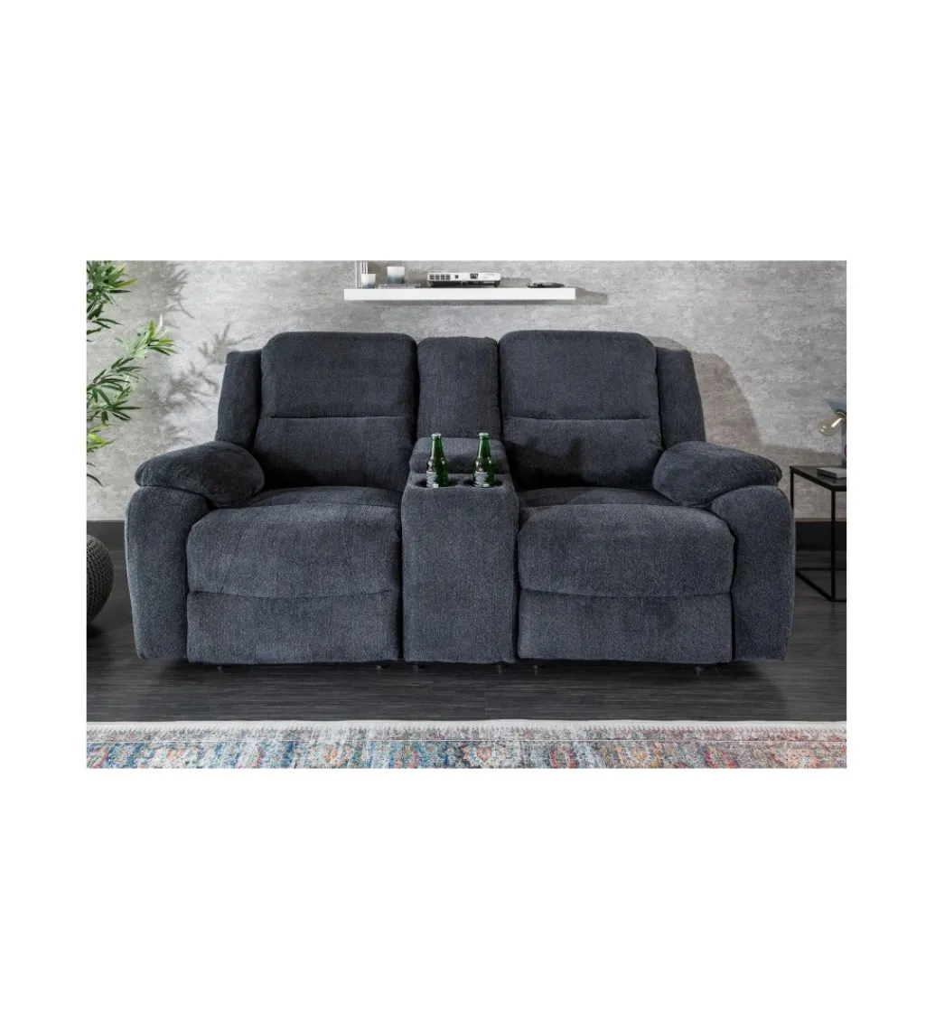 Invicta Interior Fotel kinowy Hollywood ciemnoszary