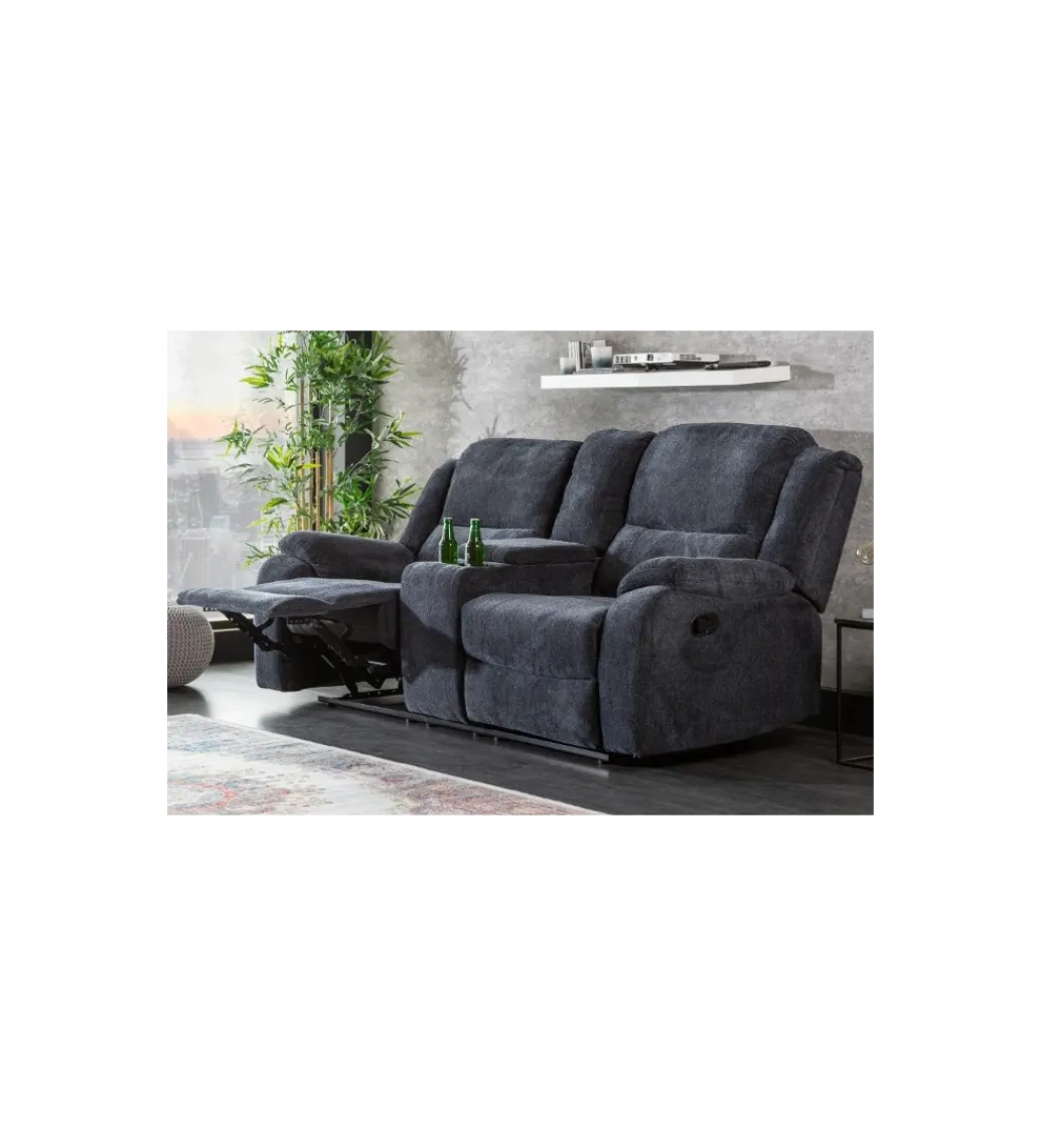Invicta Interior Fotel kinowy Hollywood ciemnoszary