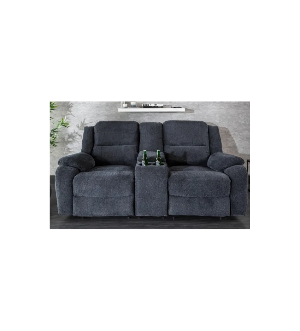 Invicta Interior Fotel kinowy Hollywood ciemnoszary