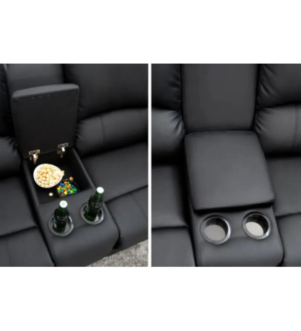 Invicta Interior Fotel kinowy Hollywood II czarny