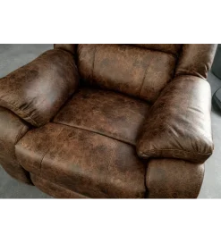 Invicta Interior Fotel kinowy HOLLYWOOD skórzany antyczny brązowy