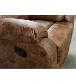 Invicta Interior Fotel kinowy HOLLYWOOD skórzany antyczny brązowy
