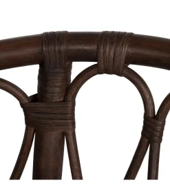 Zona-Design Fotel LULU ratan ciemny brąz