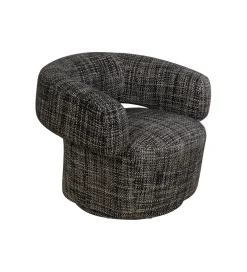 KARE Fotel MAYE BOW 70 cm szary
