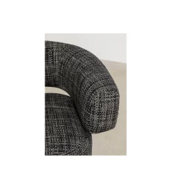 KARE Fotel MAYE BOW 70 cm szary