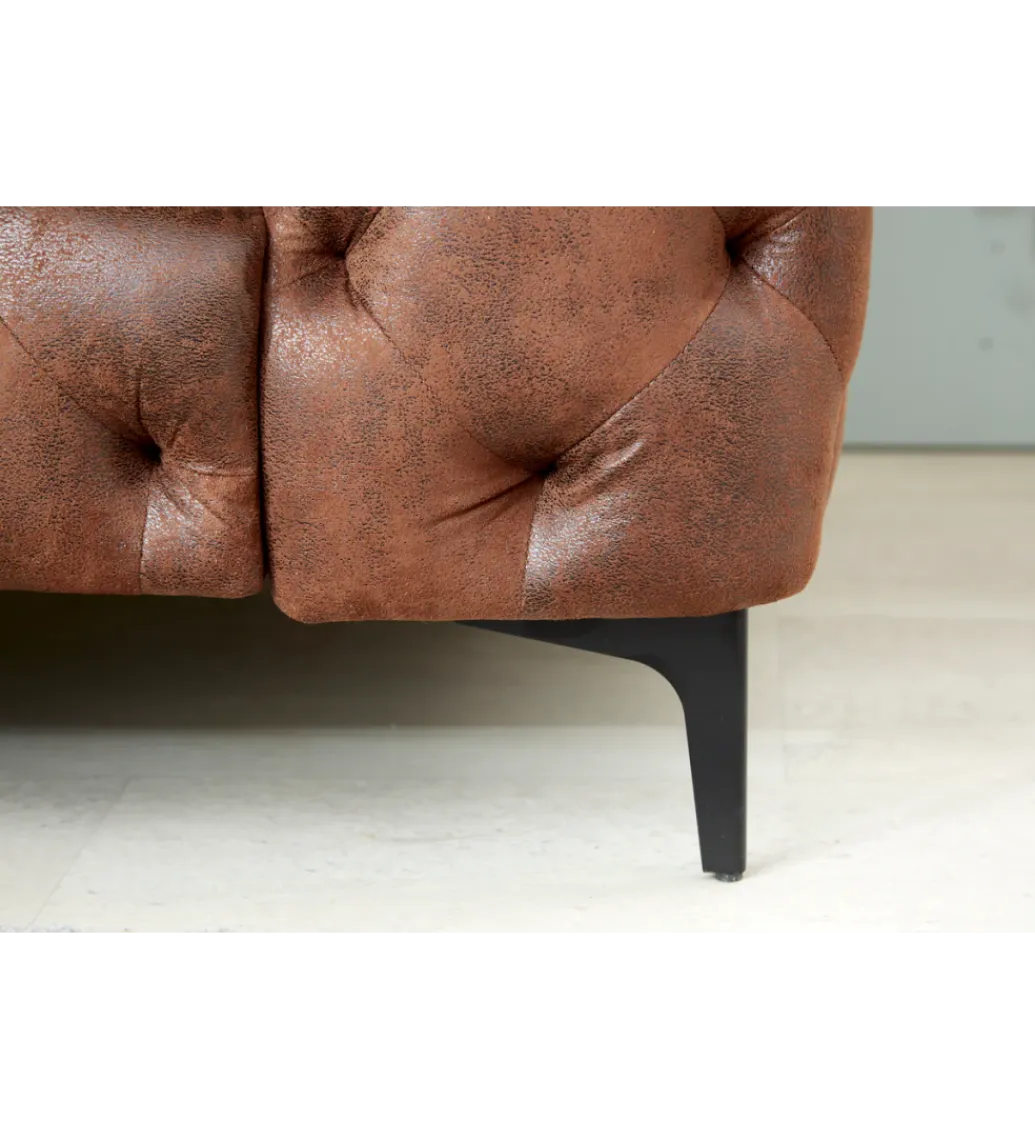 Invicta Interior Fotel MODERN BAROCK 120 cm antyczny brąz