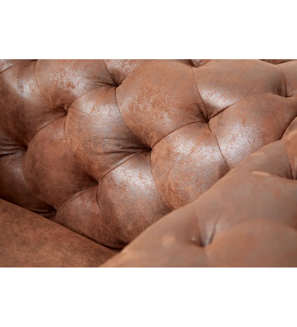 Invicta Interior Fotel MODERN BAROCK 120 cm antyczny brąz