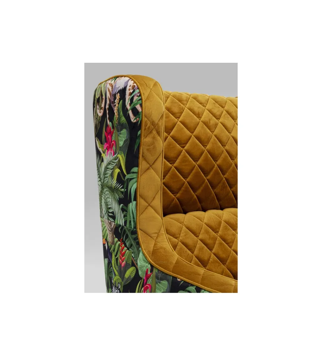 KARE Fotel NONNA JUNGLE 103 cm welur