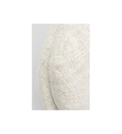 KARE Fotel obrotowy COSY 86 cm beżowy