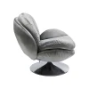 KARE Fotel obrotowy COSY 86 cm szary