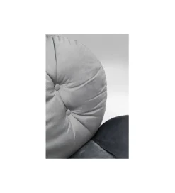 KARE Fotel obrotowy COSY 86 cm szary