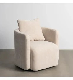 Zona-Design Fotel obrotowy GIRATORIO 84 cm beżowy