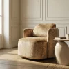 Zona-Design Fotel obrotowy GIRATORIO 66 cm beżowy
