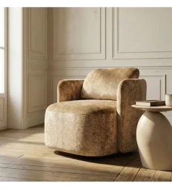 Zona-Design Fotel obrotowy GIRATORIO 66 cm beżowy
