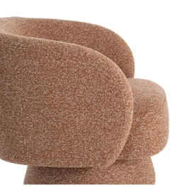 Zona-Design Fotel obrotowy GIRATORIO 77 cm łososiowy