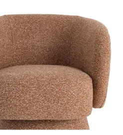 Zona-Design Fotel obrotowy GIRATORIO 77 cm łososiowy