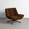 Zona-Design Fotel obrotowy MARRONE 77 cm brązowy