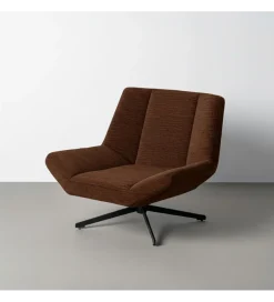Zona-Design Fotel obrotowy MARRONE 77 cm brązowy