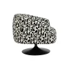 Zona-Design Fotel obrotowy RASANY 73 cm czarnobiały
