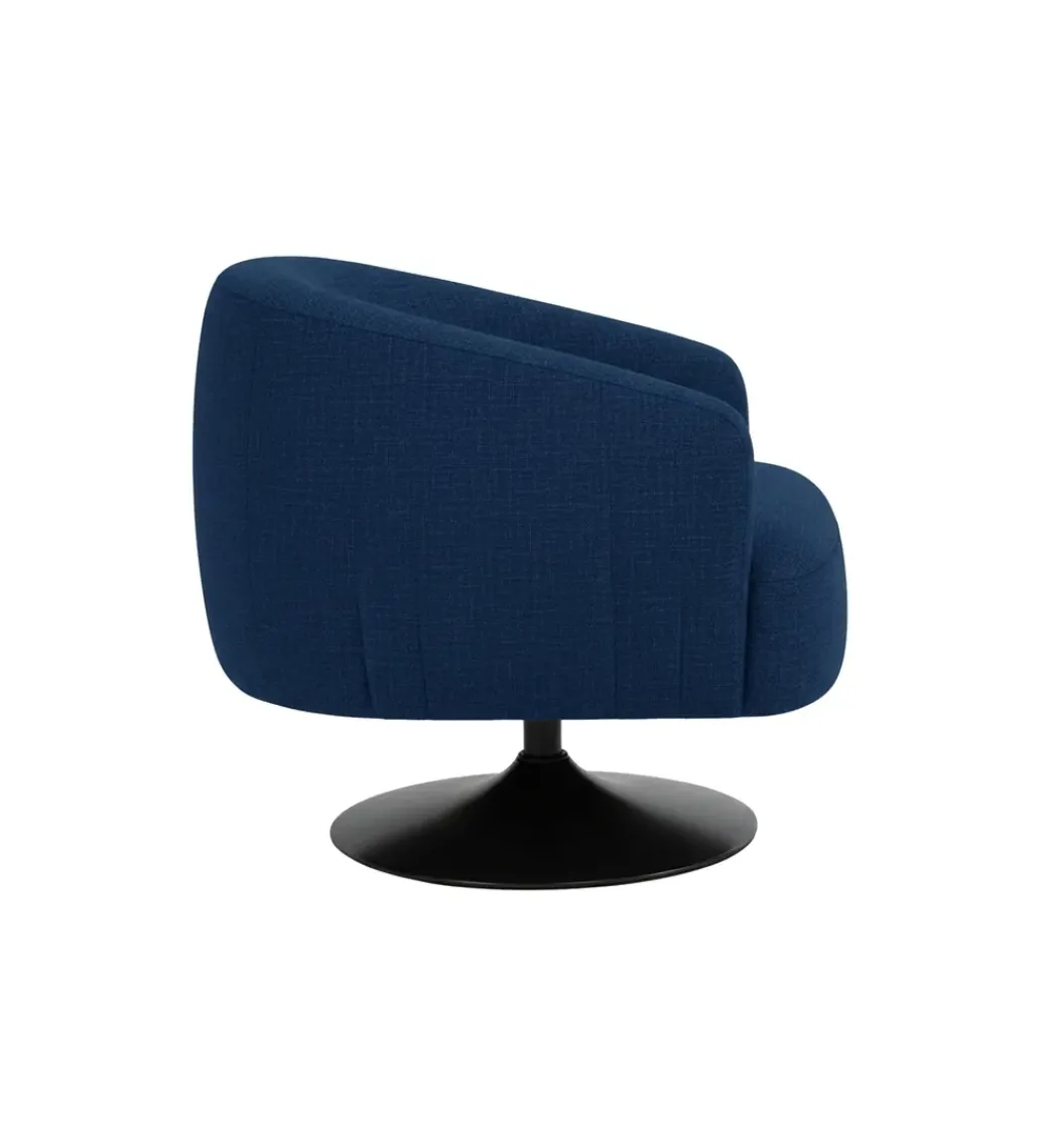 Zona-Design Fotel obrotowy RASANY 73 cm granatowy