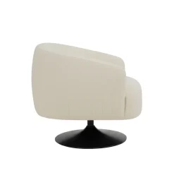 Zona-Design Fotel obrotowy RASANY 73 cm kremowy