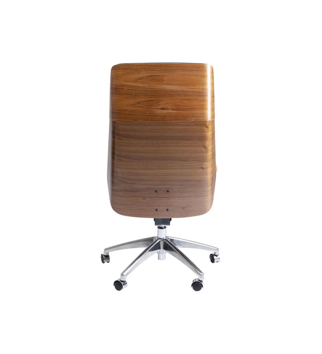 KARE Fotel obrotowy ROUVEN 120 cm czarny