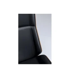 KARE Fotel obrotowy ROUVEN 120 cm czarny