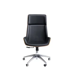 KARE Fotel obrotowy ROUVEN 120 cm czarny