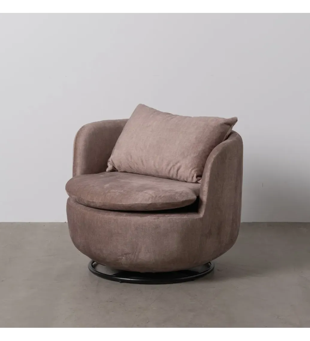 Zona-Design Fotel obrotowy SUMUTN 84 cm taupe