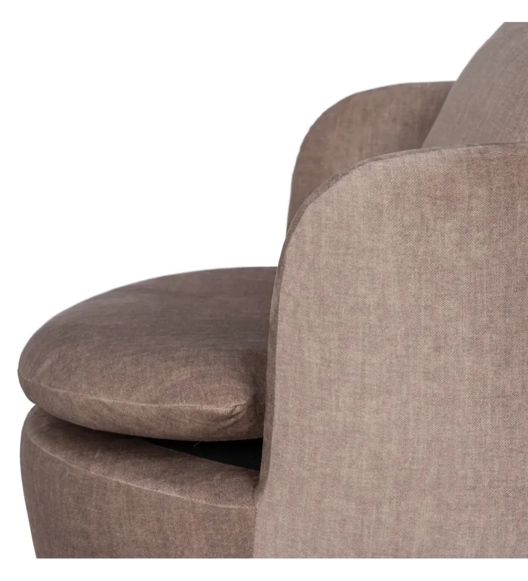 Zona-Design Fotel obrotowy SUMUTN 84 cm taupe