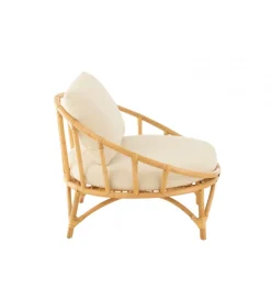 J-Line Fotel ogrodowy KILA 98 cm naturalny