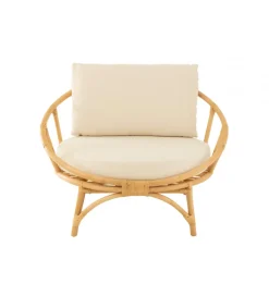 J-Line Fotel ogrodowy KILA 98 cm naturalny