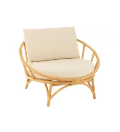 J-Line Fotel ogrodowy KILA 98 cm naturalny