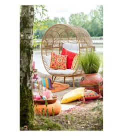 J-Line Fotel ogrodowy SUMMER ELIPSA Naturalny
