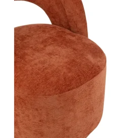 J-Line Fotel OSAMIN 80 cm pomarańczowy