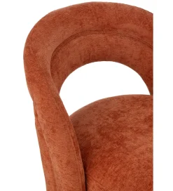 J-Line Fotel OSAMIN 80 cm pomarańczowy