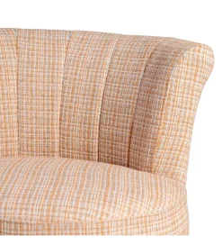 Zona-Design Fotel OSOI 71 cm tapicerowany marmurkowy