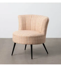 Zona-Design Fotel OSOI 71 cm tapicerowany marmurkowy