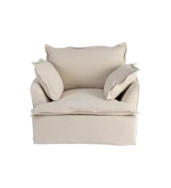 Zona-Design Fotel PLAZESO 115 cm beżowy
