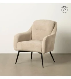 Zona-Design Fotel PODATERMA 79 cm beżowy