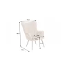 Invicta Interior Fotel RAMIRO scandinavia bezowy