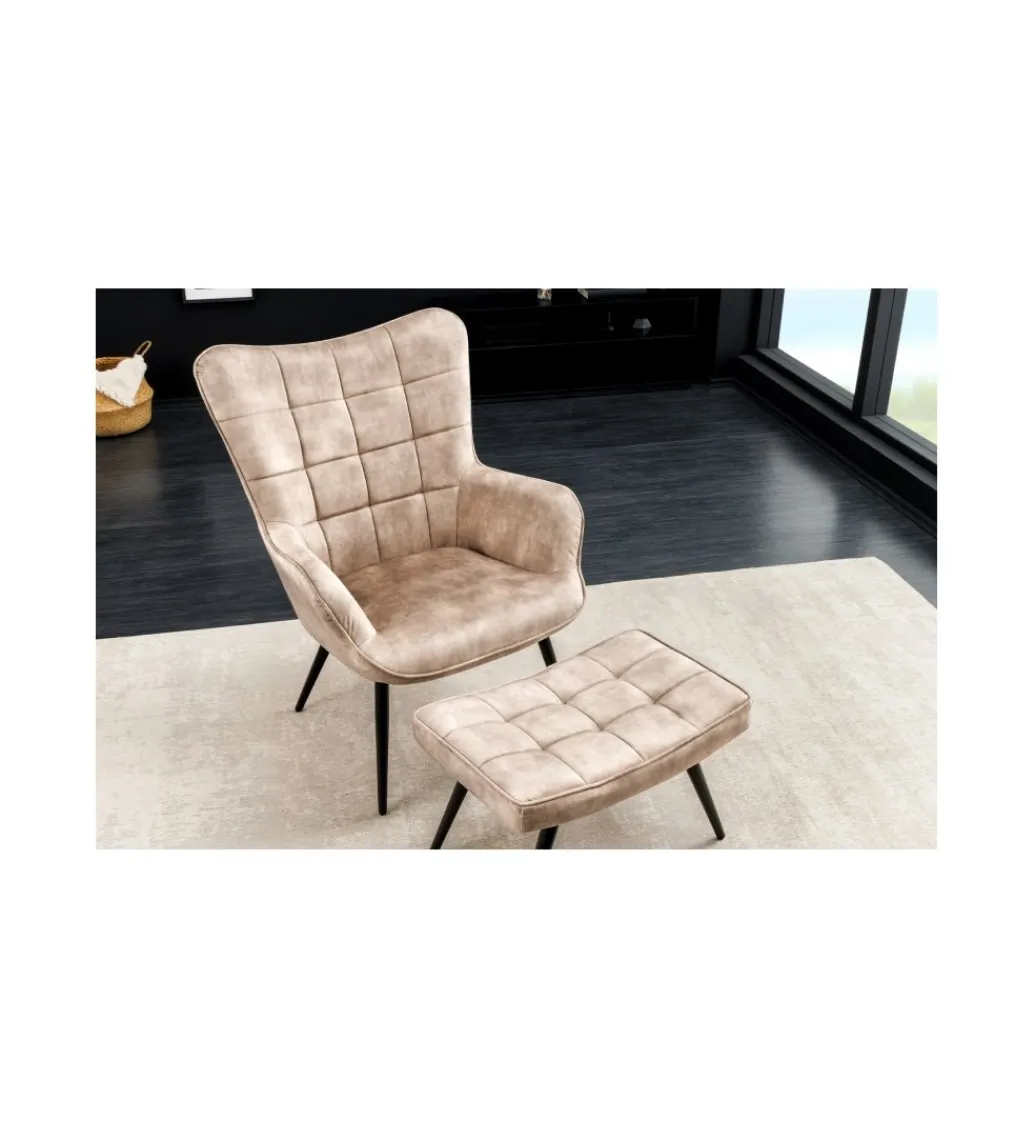 Invicta Interior Fotel RAMIRO scandinavia bezowy