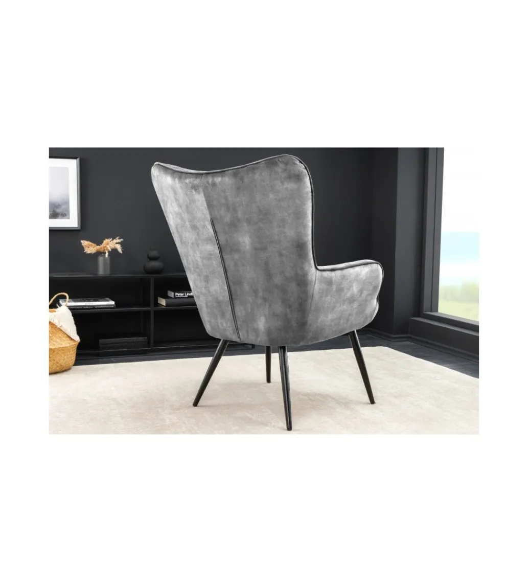 Invicta Interior Fotel RAMIRO scandinavia szary