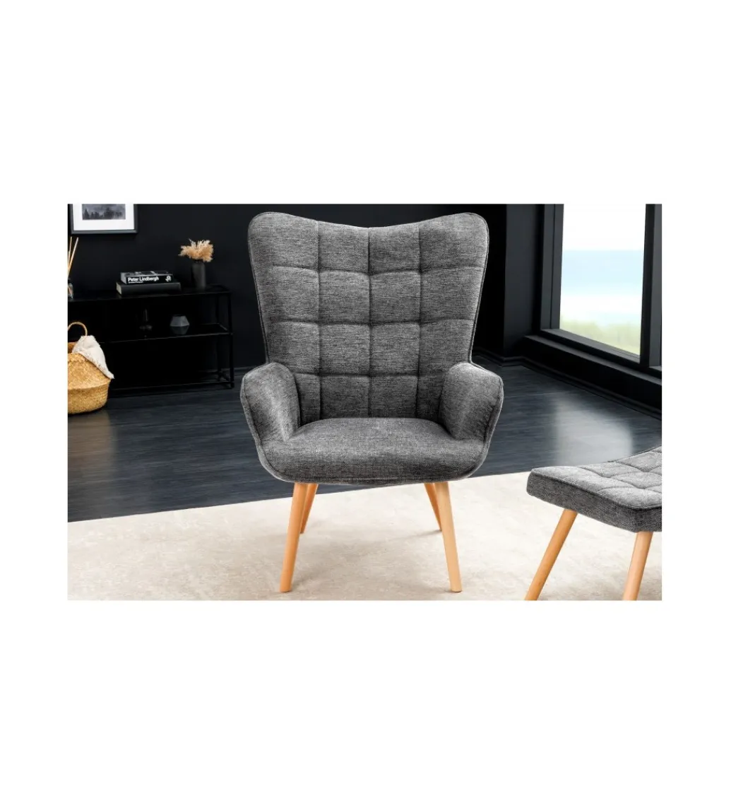 Invicta Interior Fotel RAMIRO szary